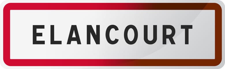 Panneau de la ville de Elancourt